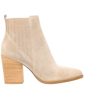 Marc Fisher Tan Suede Booties